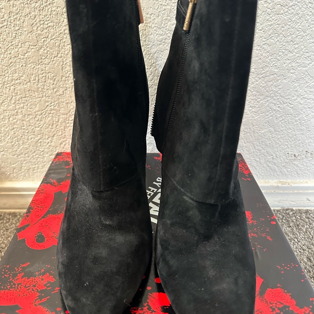 Women's Black Suede Boots